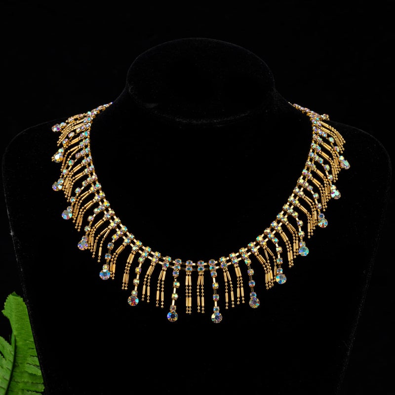 KAOYOO 1 Yard Tassel Crystal Rhinestone with Copper Beads Chain for Embellishments - Image 3